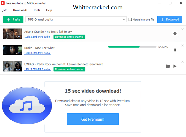 4K YouTube to MP3 3.7.0 download free
